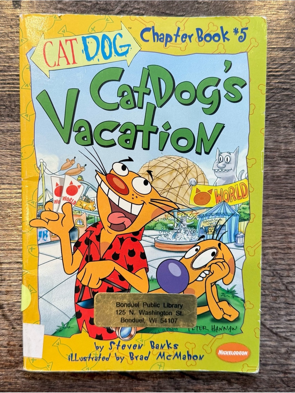 Nickelodeon CatDog’s Vacation Paperback Book Chapter Book #5 Simon Spotlight